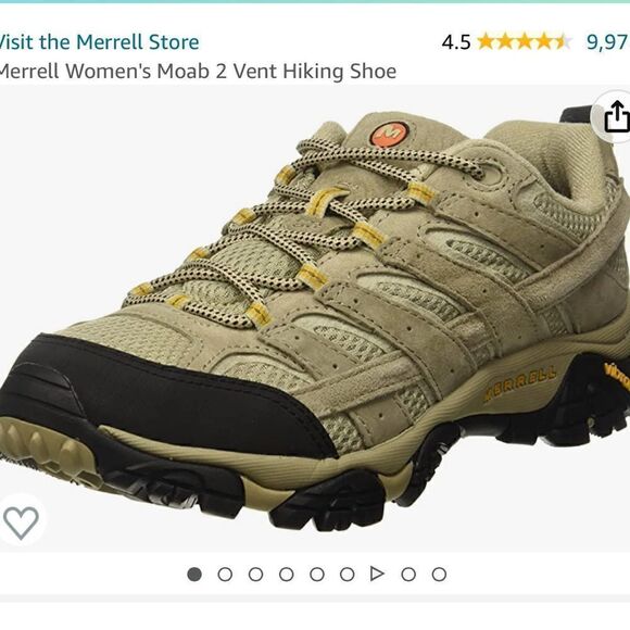 Merrell Shoes - Merrell Women's Moab 2 Vent Hiking Shoe size 10